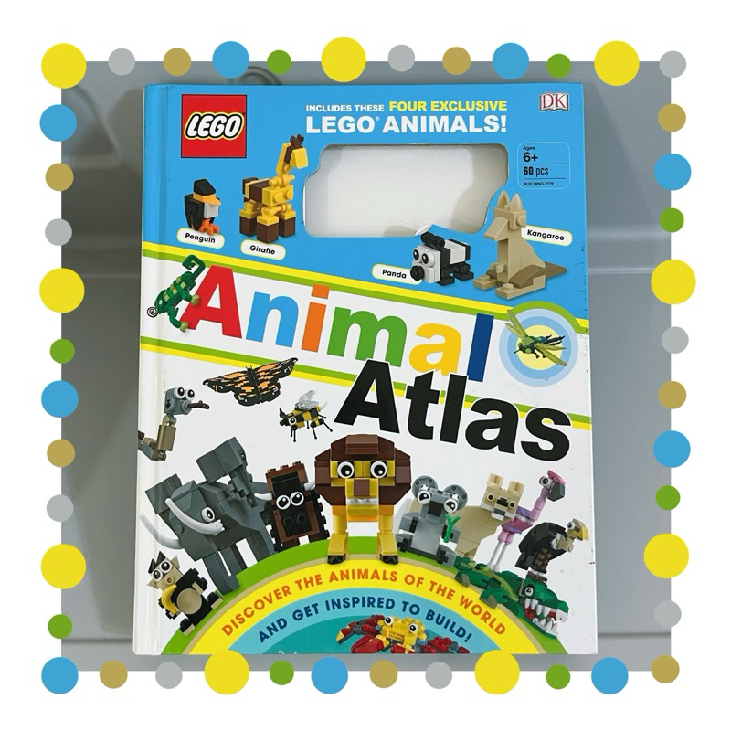 二手LEGO樂高立體動物星球圖鑑教學書工具書