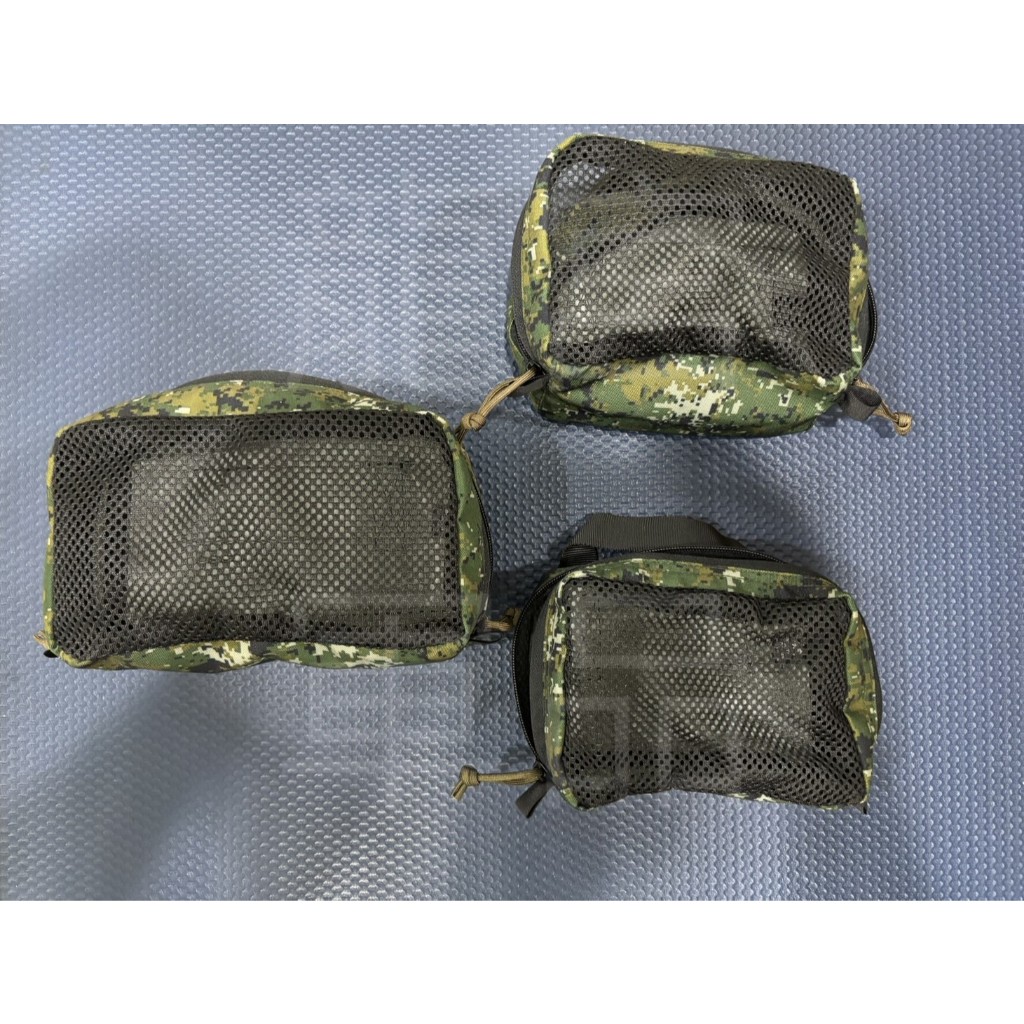 龍宮軍品- Biaotac 雜物整理收納包 小背包 旅行包 醫療包 國軍數位迷彩 可黏貼在後背包內側使用