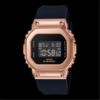CASIO 卡西歐 G-SHOCK 經典5600系列 金屬框時尚電子錶 - 玫瑰金(GM-S5600PG-1)[秀時堂]