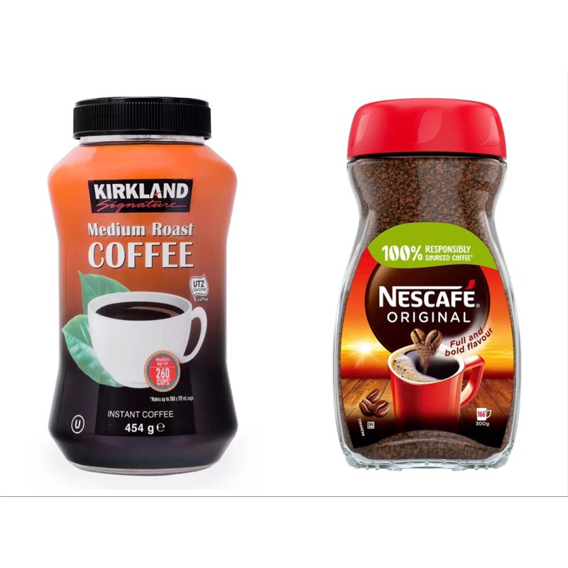 科克蘭即溶咖啡粉 l 雀巢原味即溶咖啡粉  l UCC 炭燒即溶咖啡 黑咖啡 拿鐵