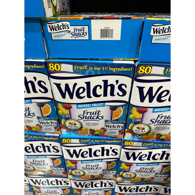 好市多代購d05-Welch's 果汁軟糖 25公克 X 80入