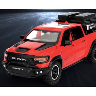 「車苑模型」眾源興 1:32 DODGE 道奇 猛瑪象 皮卡 聲光 模型