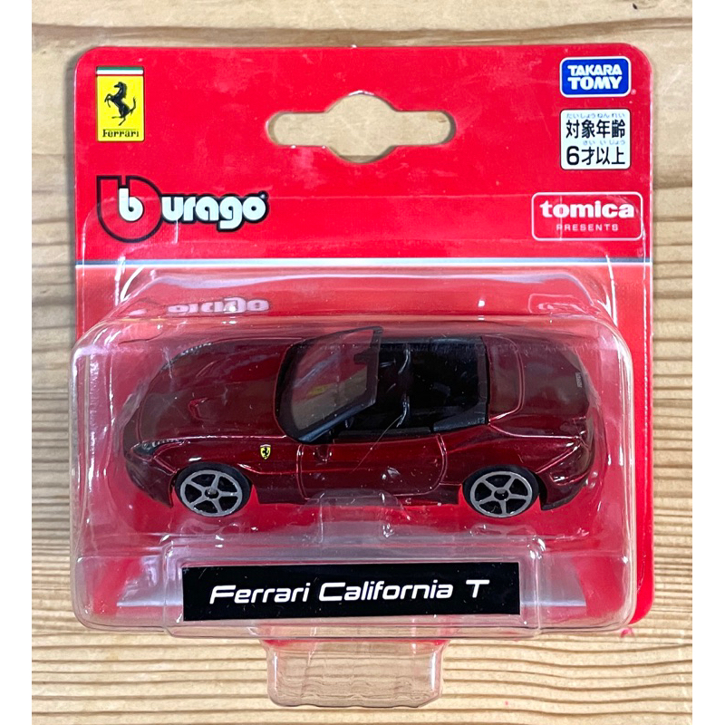 現貨 日本原裝Tomica Presents x Bburago聯名 法拉利 Ferrari California T