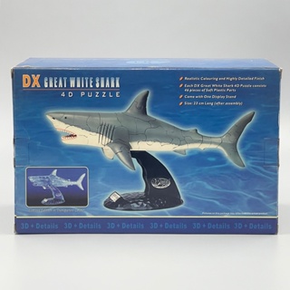 4D MASTER 海洋生物模型仿真拼圖 鯊魚 益智立體拼圖