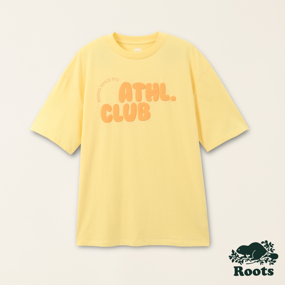 【Roots】女裝- 喚起自然之心系列 文字設計有機棉短袖T恤