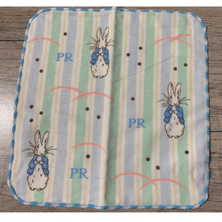 新品現貨 彼得兔 Peter Rabbit 100%純棉 紗布 柔軟吸水 小方巾 毛巾 手帕