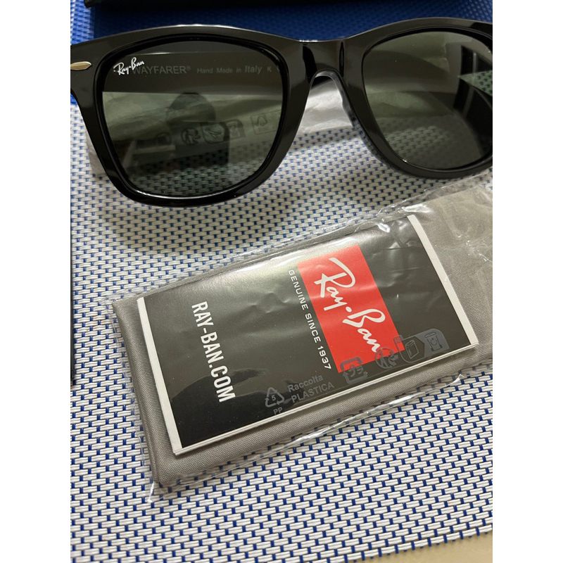 雷朋 Ray Ban 2140F Wayfare 膠框 RB2140F-901 (52mm) 亞洲版 墨鏡