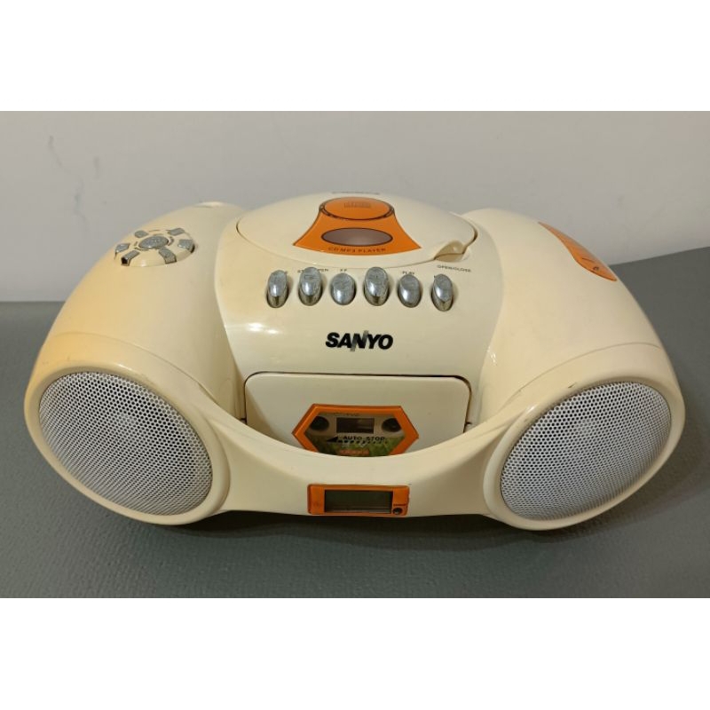 三洋Sanyo 手提CD/MP3收錄音機 MCD-TP780M 二手 已無法收聽 請詳閱內容說明