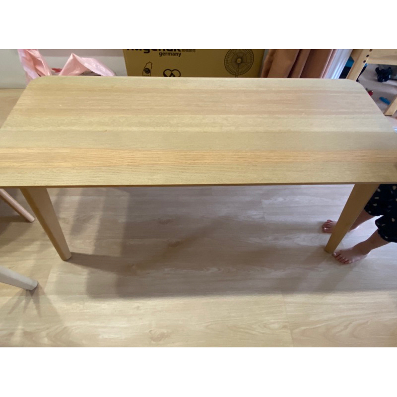Ikea LISABO 茶几 桌子 咖啡桌 實木貼皮 梣木 118x50 公分