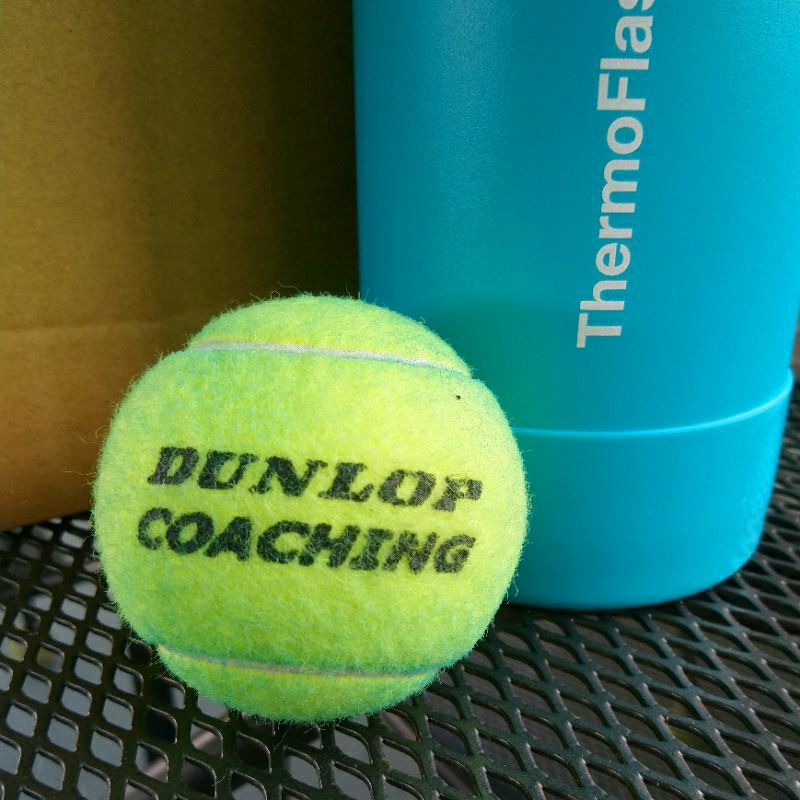二手網球專賣【DUNLOP coaching】網球練習球 有氣有字有彈性 綽綽有餘 發球機可用 整批 實拍