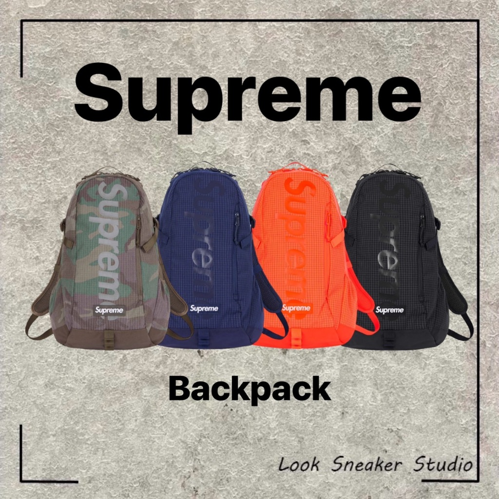 路克 Look👀 Supreme Backpack 3M反光 Cordura 後背包 背包 23L 黑 迷彩 海軍藍 橘
