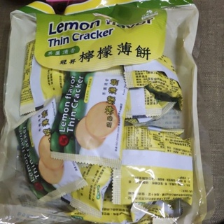 冠昇檸檬薄片零食點心餅乾 古早味350公克