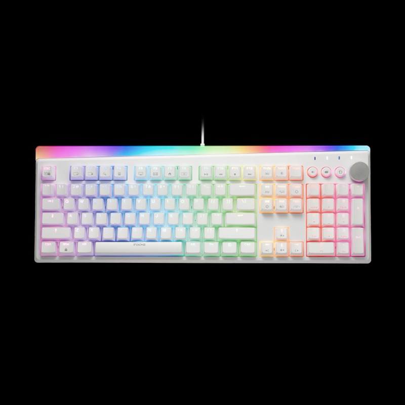 Irocks K71m 機械鍵盤 紅軸 RGB 二手極新 福利品