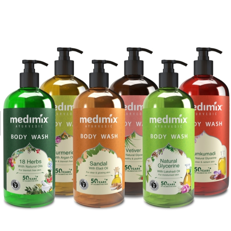 【Medimix】印度原廠授權 阿育吠陀秘方美肌沐浴液態皂 500ml