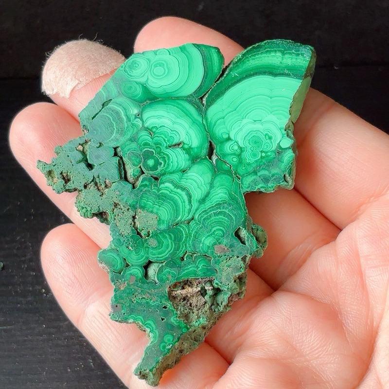 孔雀石 （轉化之石/Malachite） 💚綠晶靈💚 切片
