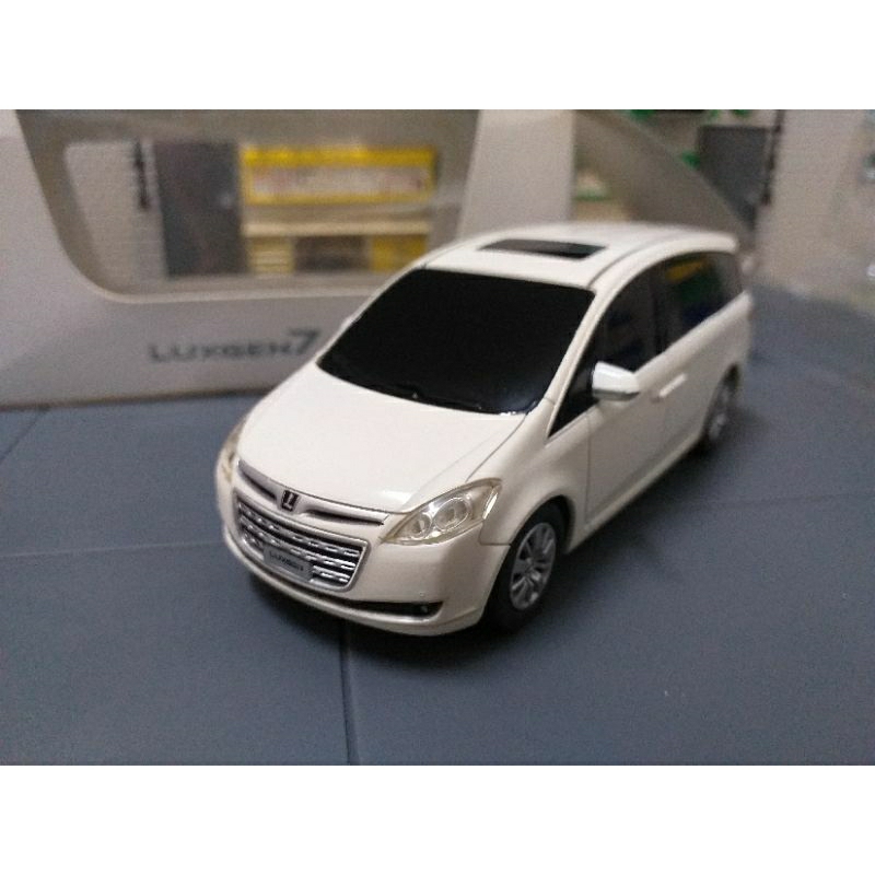 二手有盒 原廠 1/43 納智捷 LUXGEN M7 TURBO 2.2T MPV 白色 模型車