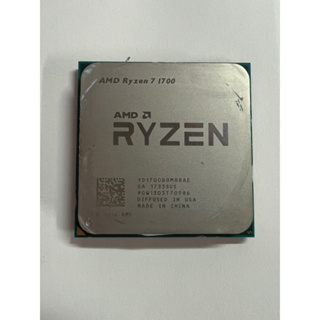 電腦雜貨店～AMD Ryzen 7 1700 R7 1700 八核心 AM4處理器 二手$1500