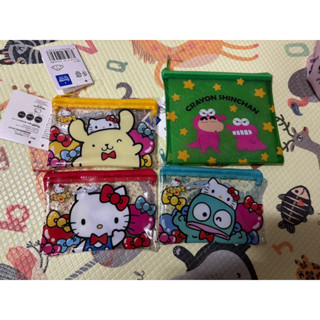 日本代購 Hello Kitty 蠟筆小新零錢包