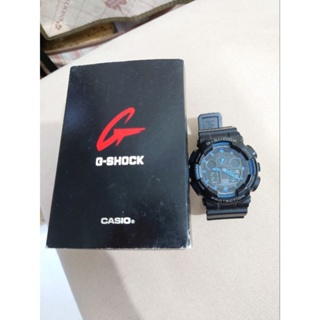 [二手,請詳內文]CASIO 卡西歐 G-SHOCK GA-100-1A2DR 手錶 重機械感街頭潮流休閒錶