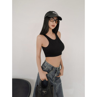 CLASSIC TANK BRA TOP 黑色
