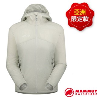 【MAMMUT 長毛象】女 款輕量防風透氣連帽外套 Convey WB Hooded AF 夾克風衣 鉑金灰 00540