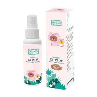 鱷魚 x LINE FRIEND 防蚊液(100ml)-BROWN小豬 墊腳石購物網