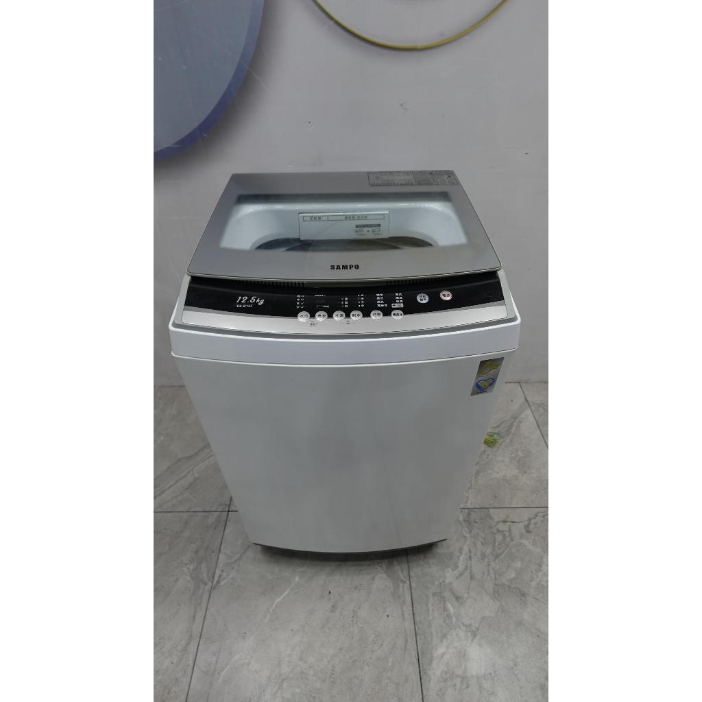 台北二手家電 推薦-SAMPO 聲寶 12.5公斤 定頻 單槽 直立式 洗衣機 ES-B13F 2019 便宜 避風港