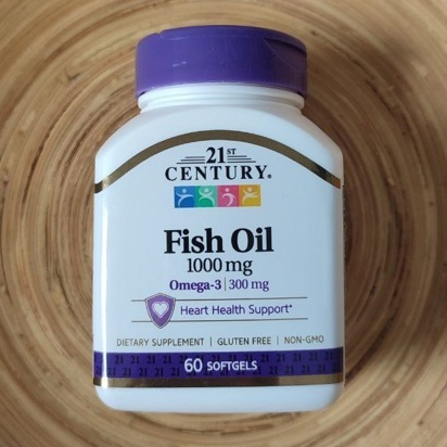 💖深海魚油Omega-3🐟21世紀 21st Century🐠魚油膠囊 Fish Oil EPA DHA 1000mg