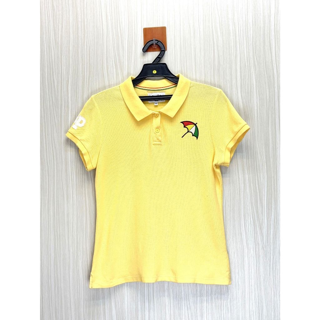 Arnold Palmer 雨傘 專櫃 黃色小傘Logo休閒Polo衫