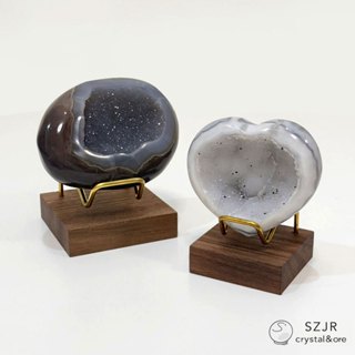 L型支撐 胡桃木金屬支架底座 臺灣現貨 水晶礦架 木頭礦架 展示架 多功能展示架 藝品展示 【