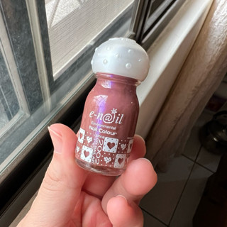 ［二手］enail 水性指甲油 時尚棕色 布穀鳥 無毒無臭指甲油