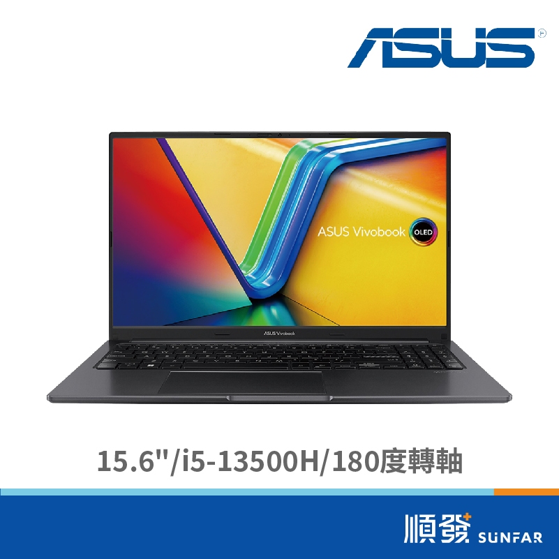 ASUS 華碩 Vivobook15 X1505VA 文書筆電 (13代i5/8GB/512G/OLED)搖滾黑