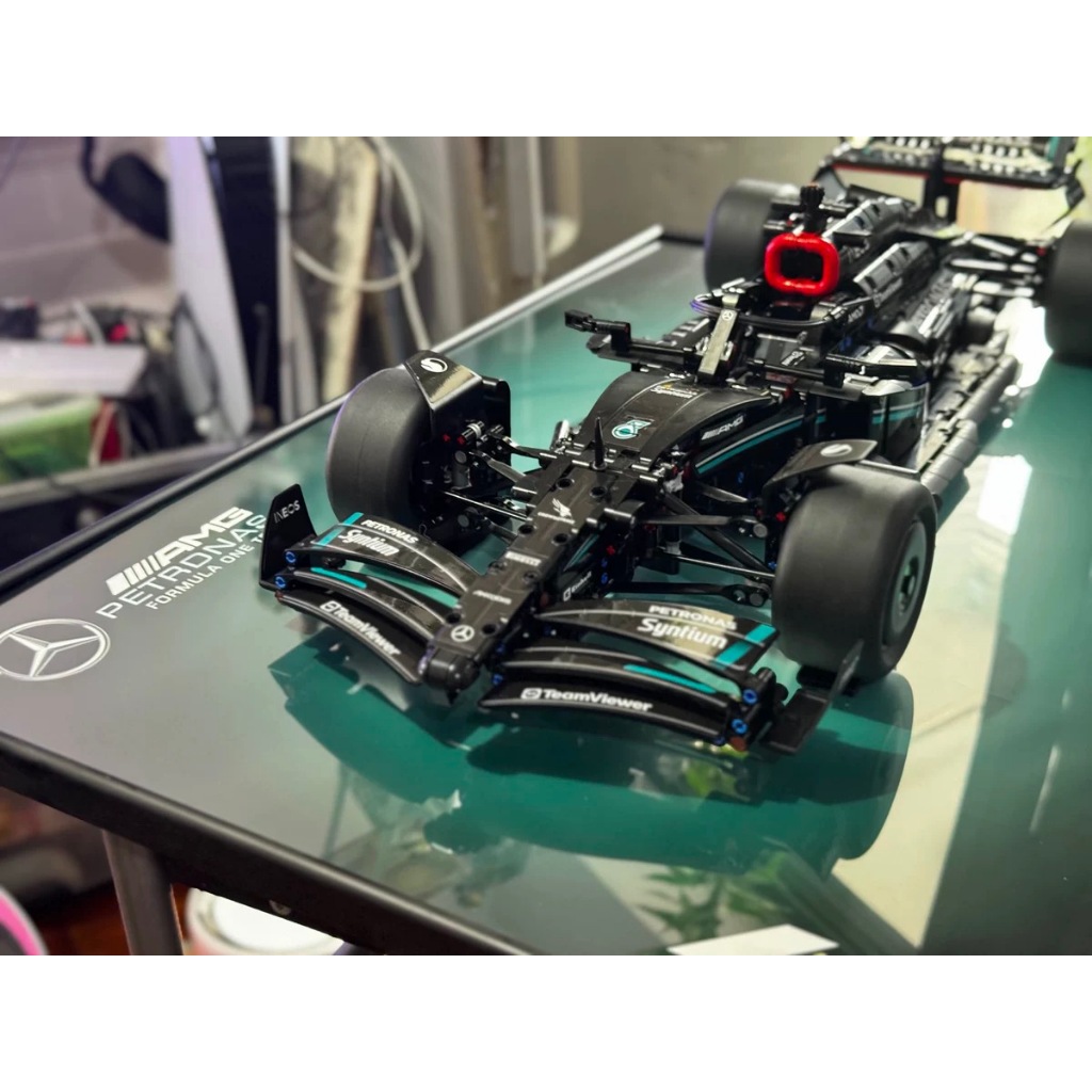 🌱①號寶屋  適用 展示 Mercedes 賓士-AMG-F1 W14 方程式賽車 上墻 相框 42171 42121