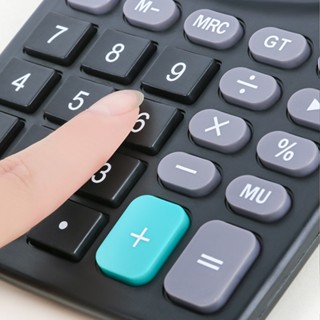 12位真太陽能計算器大屏幕雙電源財務會計桌面計算機多功能中英文定時器廚房烘焙大屏幕數字提醒器正倒計時電子計時器可當鬧鐘