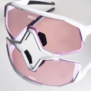 湯姆貓 KOO Demos White Photochromic Pink Sunglasses