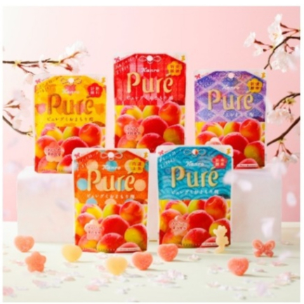 【有間店】日本甘樂kanro PURE軟糖 御守梅子風味 5種包裝隨機出貨