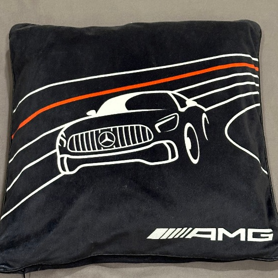 Mercedes-Benz 賓士原廠抱枕套/正版AMG/僅此一個/全新僅試裝