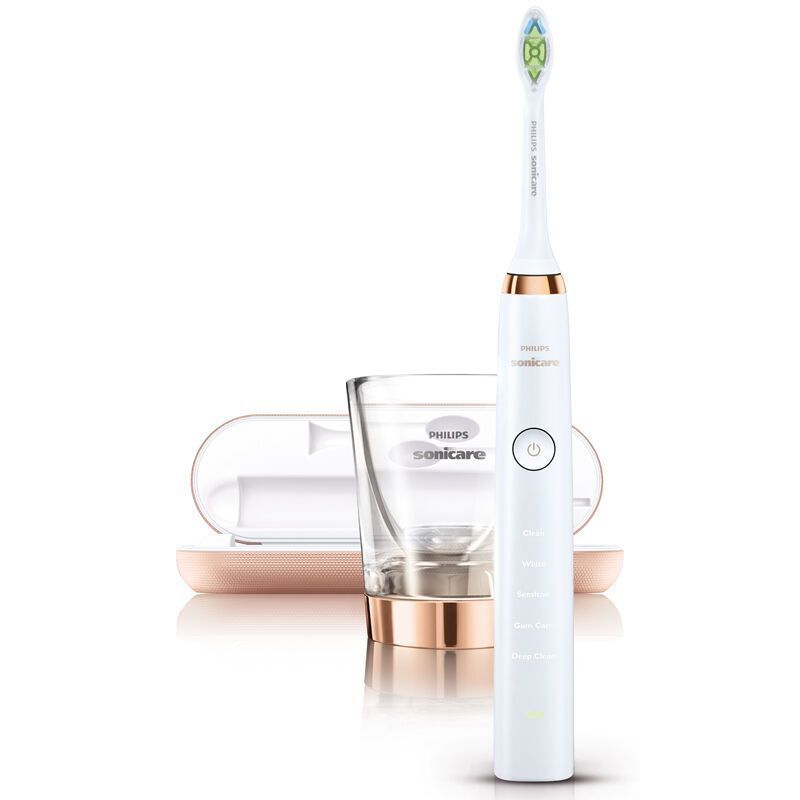 【PHILIPS飛利浦】Sonicare DC鑽石靚白音波震動牙刷/電動牙刷 HX9312/02(玫瑰金)