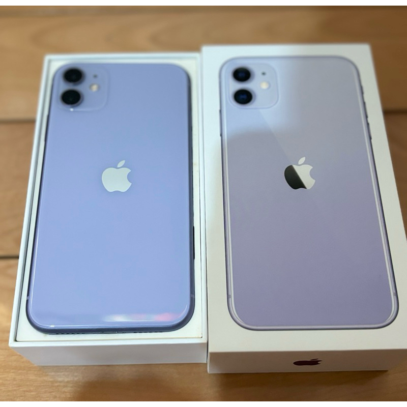 紫色64G iPhone 11，外觀極新無刮痕，附原廠盒，電池健康度83%！