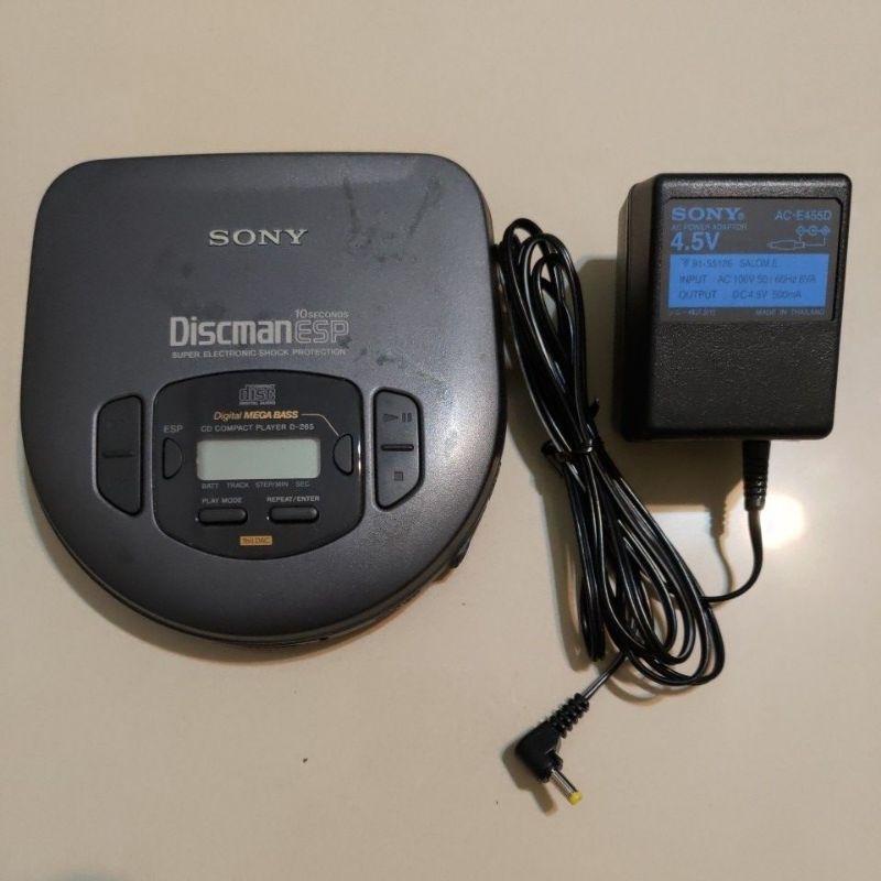 最後值下 SONY Discman D-265  CD隨身聽 單機附全新變壓器 功能完美