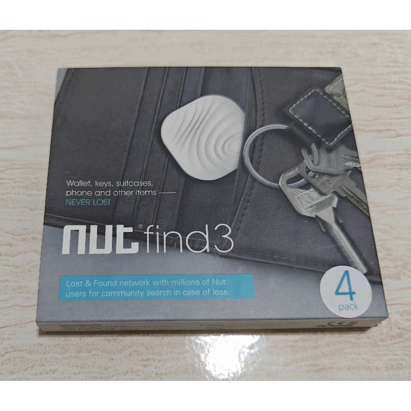 『Nut3代Nut防丟器 雙向防丟防忘神器 藍芽無線 貼片Nut尋找老人兒童鑰匙 小巧掛飾』