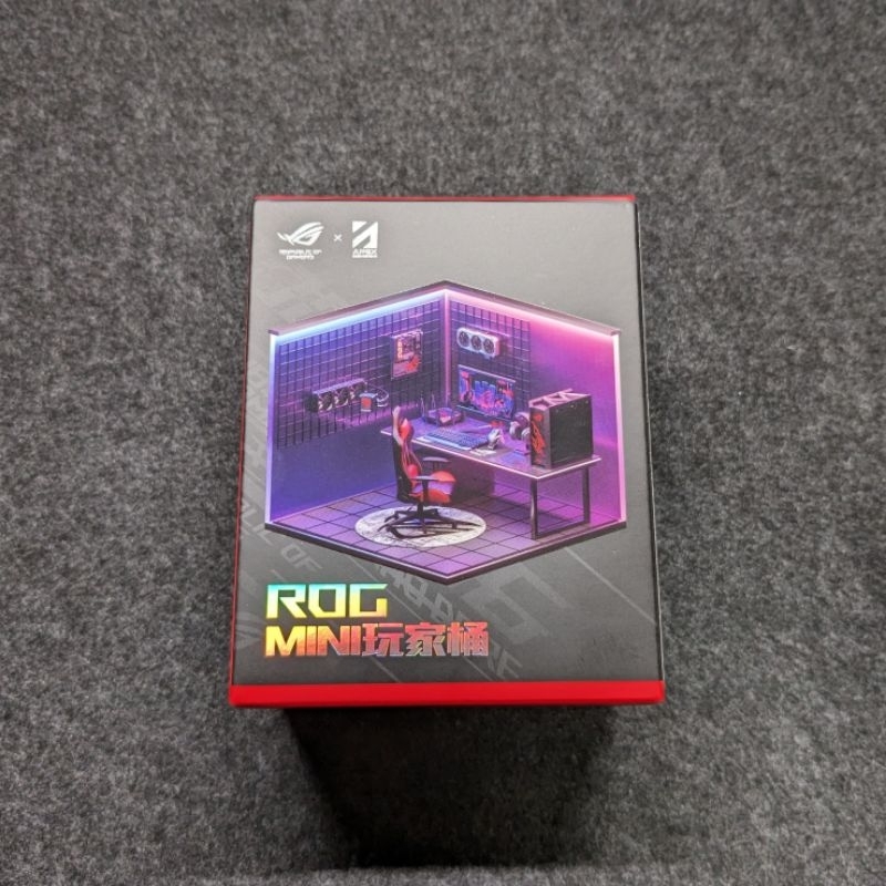 [全新未拆] ROG MINI 玩家桶 模型 主板 顯卡 螢幕 路由器 機殼 電供 水冷 耳機 鍵盤 滑鼠 桌墊