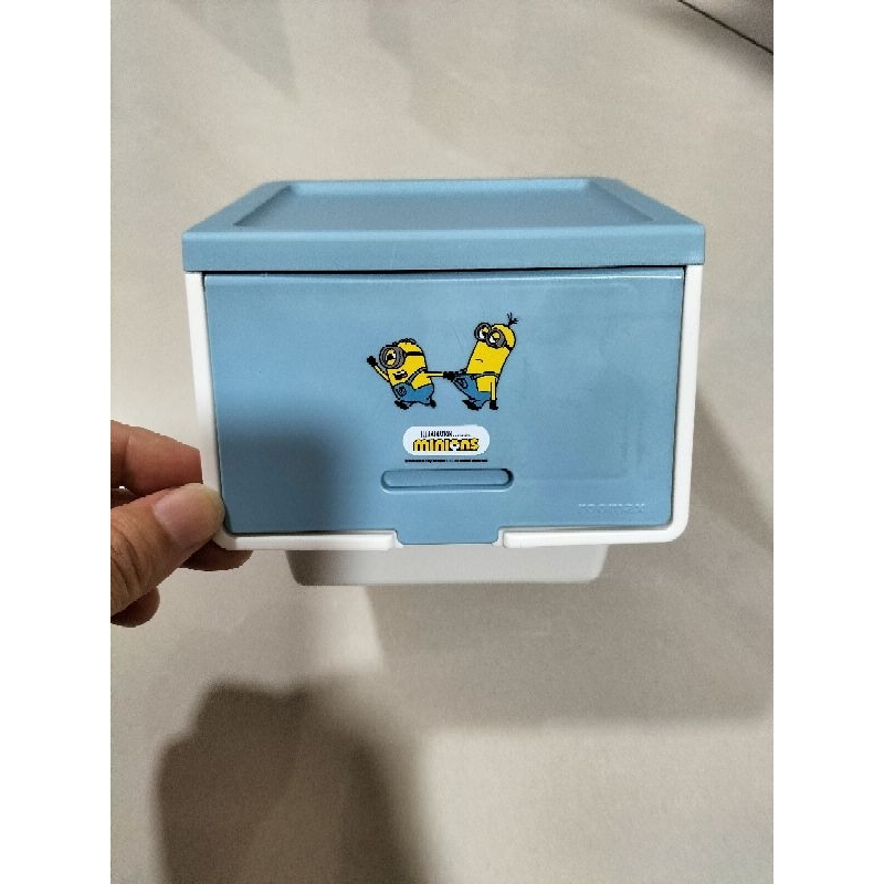 韓國litem小小兵Room mini收納盒-藍色