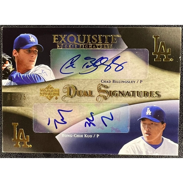 MLB 球員卡 郭泓志 2007 Exquisite Rookie Signatures 木盒 簽名 簽名卡 限量25