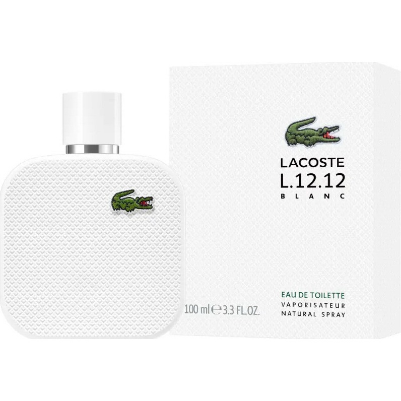 LACOSTE L.12.12 經典純白 白色 Polo衫 男性淡香水 100ML