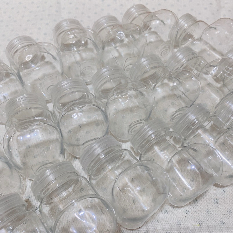 NG品區😿 小ml空瓶 塑膠瓶 造型瓶 胖胖靴瓶 南瓜瓶 星星瓶 燈泡瓶 餅乾人瓶