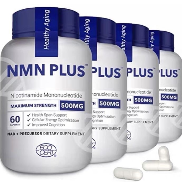NMN PLUS 500mg煙酰胺單核苷酸NAD60粒 強化版美國Maximum Strength原裝進口【晴茉海淘】G