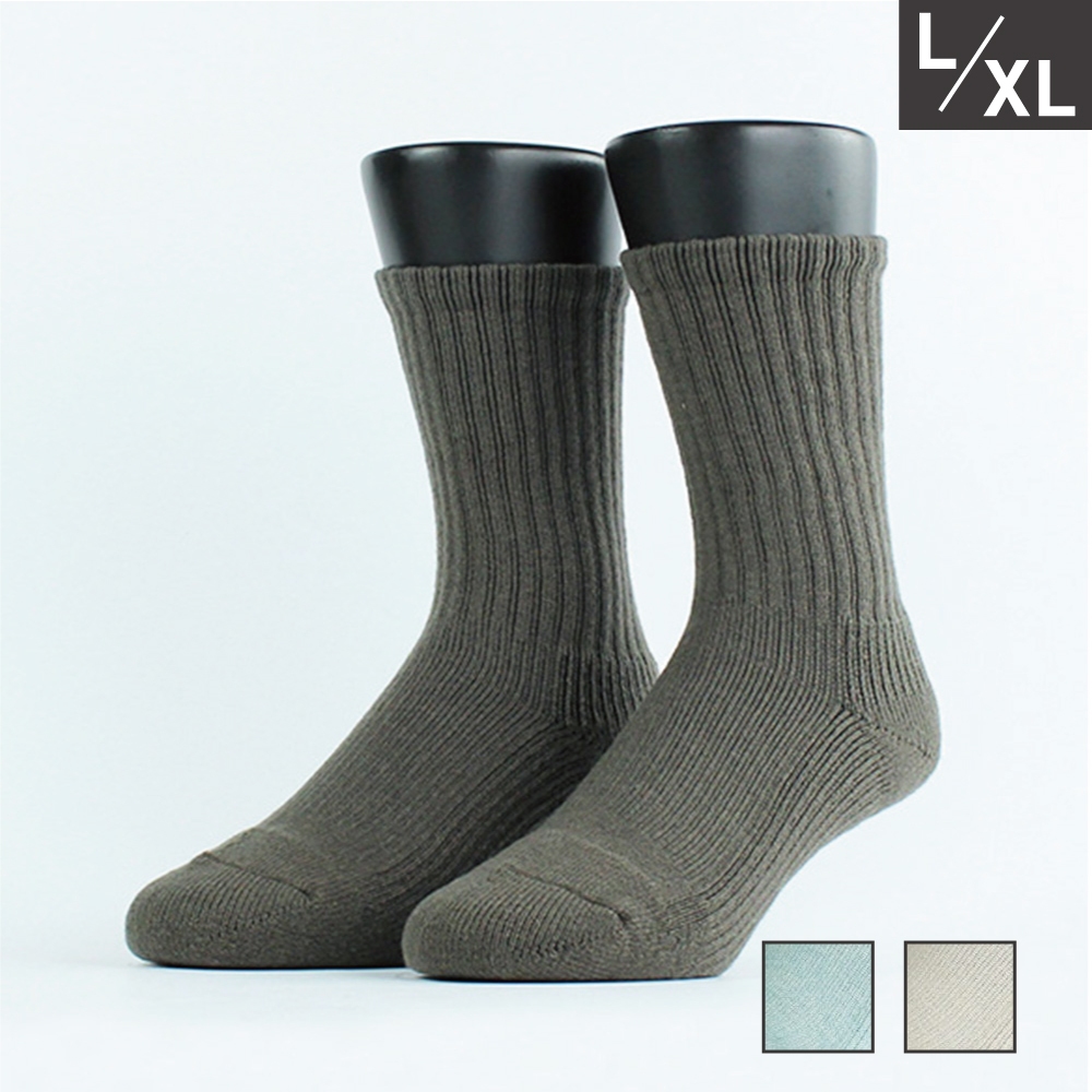 FOOTER Medium．素色中階日常羊毛襪 除臭襪 機能襪 羊毛襪(男-W190L/XL)