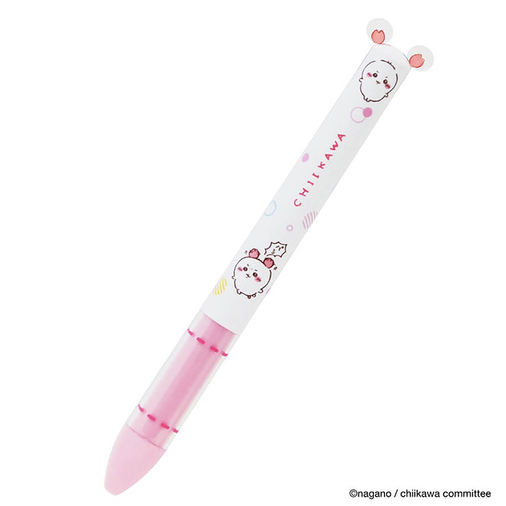 Chiikawa 吉伊卡哇 mimi pen系列 造型雙色圓珠筆0.7 - 吉伊卡哇 ( 76002201 )