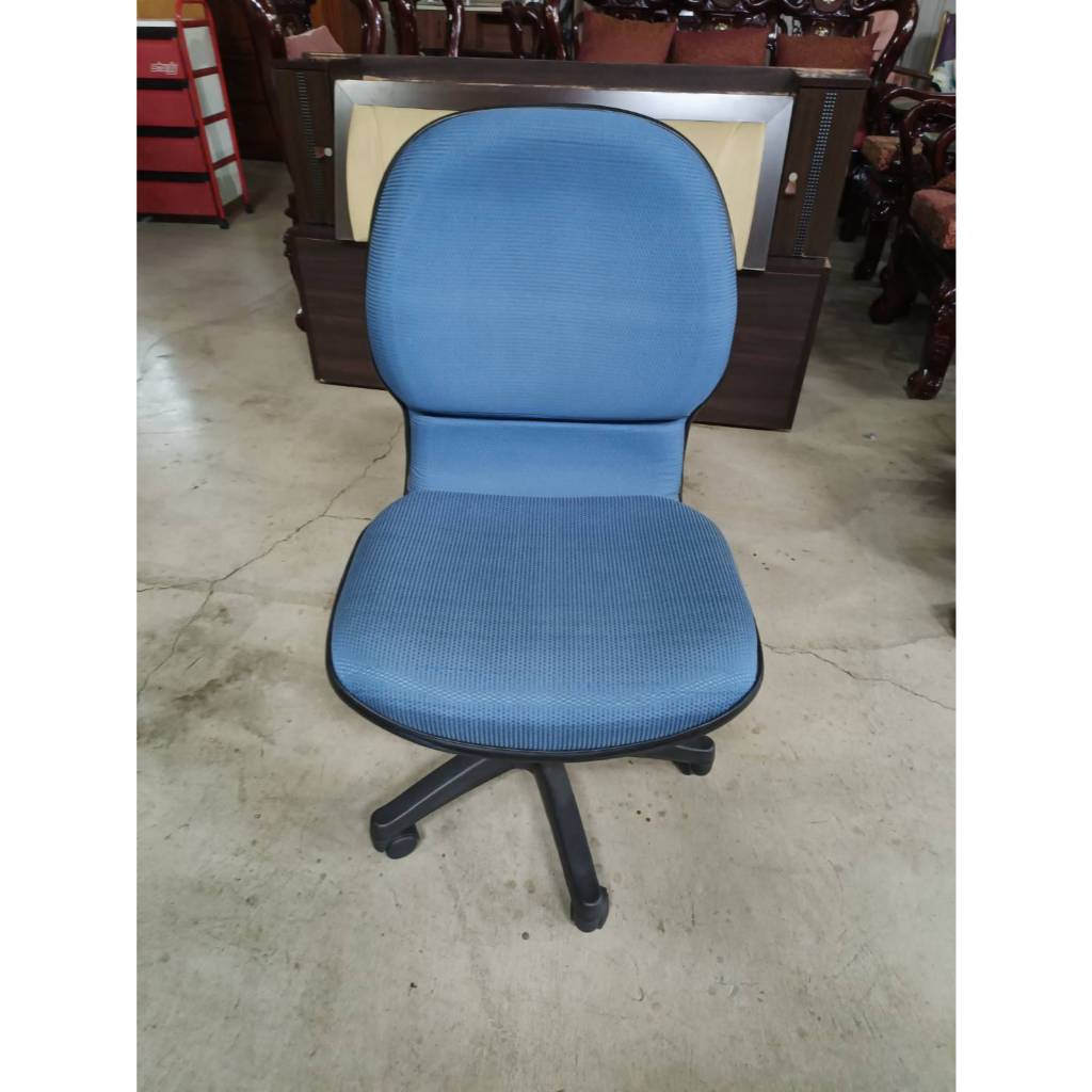 《玄喆二手家具》藍色布升降辦公椅/電腦椅/主管椅/活動椅/書桌椅